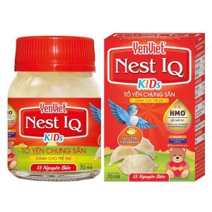 Tổ Yến Chưng Sẵn Dành Cho Trẻ Em YenViet NestIQ- Vị Nguyên Bản Lốc 6 lọ*70ml