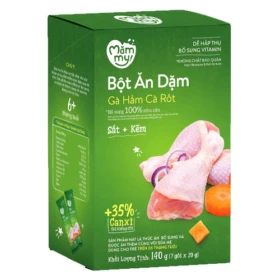 Bột ăn dặm gà hầm cà rốt Mămmy