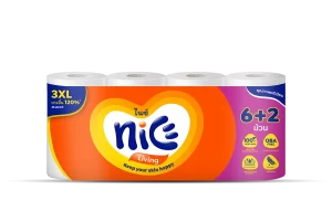 Giấy vệ sinh Nice Mega 8 cuộn 2 lớp 3XL