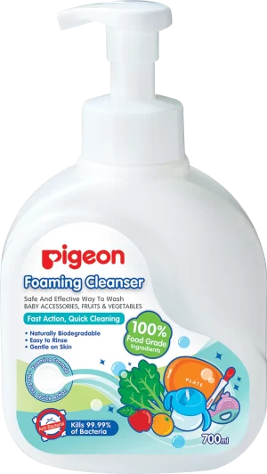 Dung dịch súc rửa bình sữa Pigeon chai (700ml)