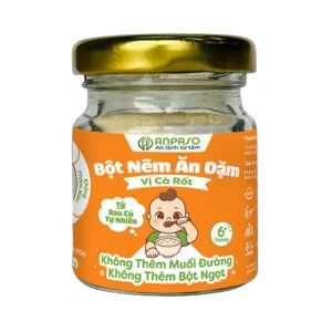 Bột nêm ăn dặm Anpaso vị cà rốt 60g