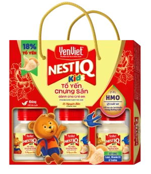 Tổ Yến Chưng Sẵn Dành Cho Trẻ Em YenViet Nest IQ 6 x 70ml QX