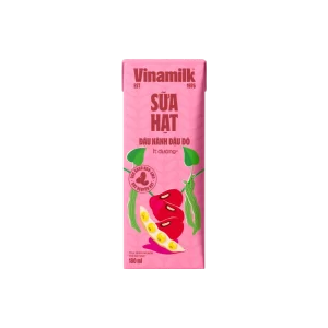 Sữa hạt đậu nành đậu đỏ VNM hộp 180ml
