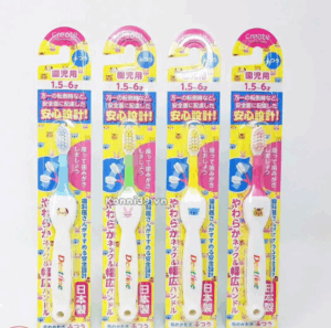 Konbini Bàn chải đánh răng cổ dẻo cho bé từ 1.5 - 6 tuổi Dentfine
