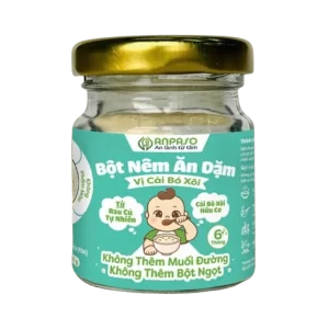 Bột nêm ăn dặm Anpaso vị cải bó xôi 60g
