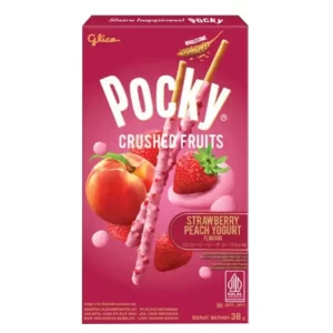 Bánh que Pocky trái cây nghiền vị sữa chua dâu đào 38g X 60