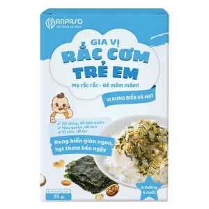 Gia vị rắc cơm trẻ em rong biển và hạt Anpaso 35g