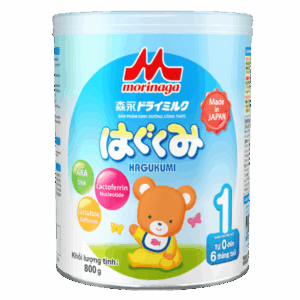 Sản phẩm dinh dưỡng công thức Morinaga Hagukumi dành cho trẻ nhỏ từ 0 - 6 tháng tuổi 800g