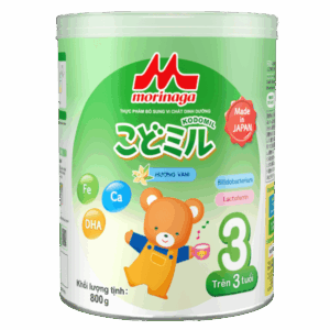 Sản Phẩm Dinh Dưỡng Công Thức Morinaga Kodomil Hương Vani Dành Cho Trẻ Từ 3 Tuổi Trở Lên 800g
