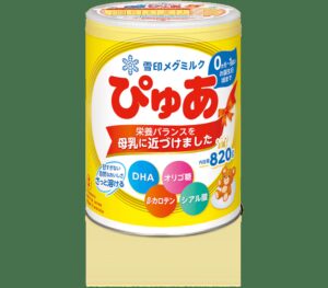 Sản phẩm dinh dưỡng công thức Megmilk Snow Brand Pure 1 (Dành cho trẻ từ 0 - 12 tháng tuổi) 820Gx8