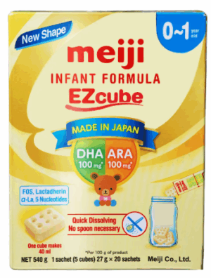 Sản phẩm dinh dưỡng công thức Meiji Infant Formula Ezcube 540g