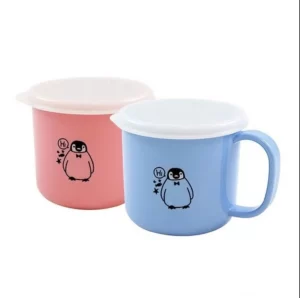 Konbini Cốc uống nước có nắp đậy cho trẻ em