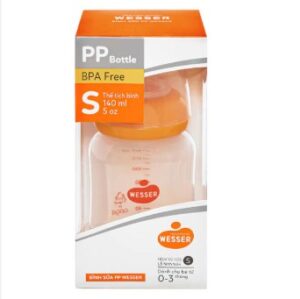 Bình sữa cổ thường Wesser PP 140ml