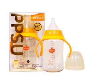 Bình sữa cổ rộng Wesser PPSU 260ml