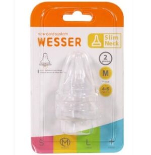 Vĩ 2 núm ti cổ hẹp Wesser (size M)
