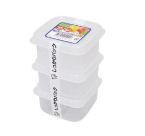 Konbini Set 3 hộp nhựa 200ml
