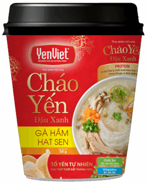 Cháo Yến Đậu Xanh Gà Hầm Hạt Sen 50G