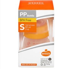 Bình sữa cổ thường Wesser PP 60ml