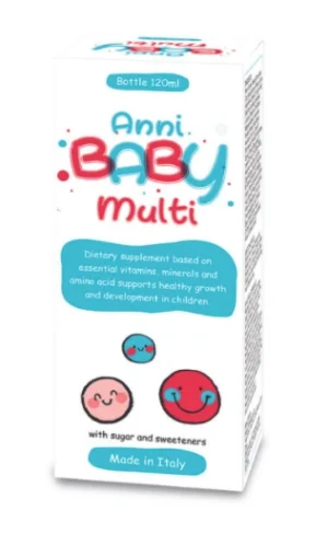 ANNI BABY MULTI Bổ sung vitamin và khoáng chất Lọ 120ml