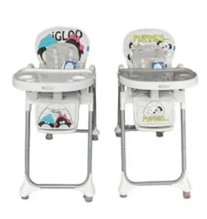 Ghế ăn dặm thông minh Gluck BXS216 - in hình PUPPIES