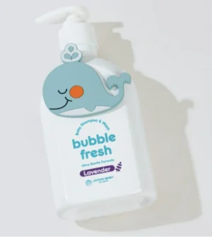Sữa tắm gội tạo bọt cho bé Bubble Fresh hương oải hương chai 350ml