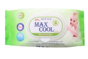 Khăn ướt Max Clean 80 tờ, không hương