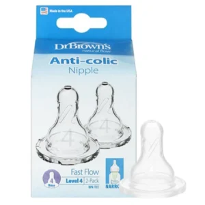 Set 2 ti thay thế bình sữa cổ thường Số 4  (9 tháng trở lên)