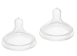 Set 2 ti thay thế bình sữa cổ rộng số 2 cho trẻ (3-6 tháng)