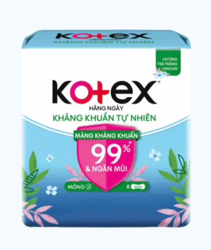 BVS KOTEX Hàng Ngày Kháng Khuẩn Tự Nhiên 8X48