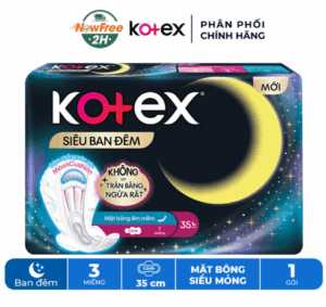 BVS Kotex Siêu Ban Đêm Đệm Sau 35cm