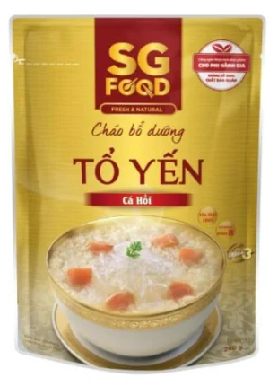 Cháo bổ dưỡng tổ yến cá hồi 240g SGF