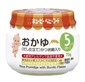 "Cháo trắng nấu với nước dùng  cá bào (Kewpie)  70g"