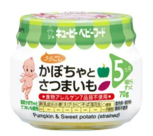 Thức ăn bổ sung Bí đỏ và khoai lang nghiền (Kewpie) 70g