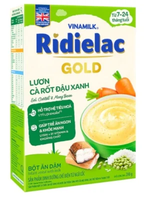 Bột AD RiDielac Gold Lươn cà rốt đậu xanh HG 200g