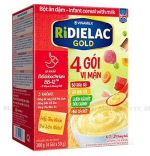Bột AD RiDielac Gold 4 gói vị mặn 4 x 50g