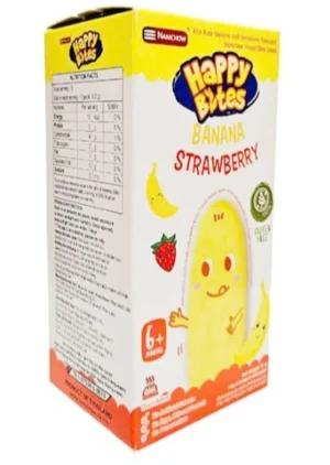 Bánh Happy Bite Chuối và Dâu 21g