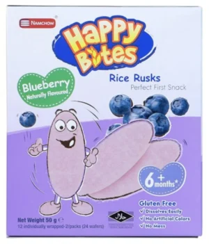 Bánh ăn dặm vị Việt Quất - Happy Bites 50g