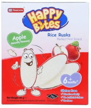 Bánh ăn dặm vị Táo - Happy Bites 50g