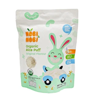 Thực phẩm bổ sung bánh gạo ăn dặm hữu cơ cho bé Nobi Nobi vị truyền thống 40g (Từ 6 tháng tuổi)