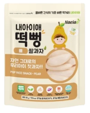 Bánh gạo hữu cơ thanh dẹt cho bé vị Lê Naeiae 30g 6M+