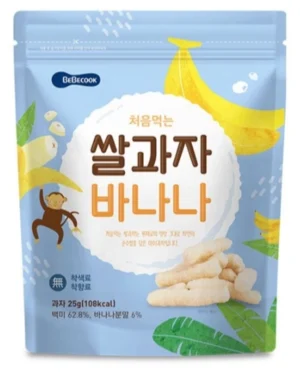 Bánh gạo que vị chuối Bebecook 25g