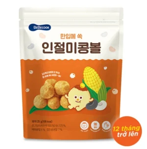 Bánh bỏng bi vị đậu Bebecook 25g