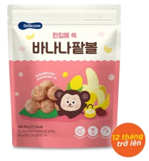 Bánh bỏng bi vị chuối Bebecook 25g