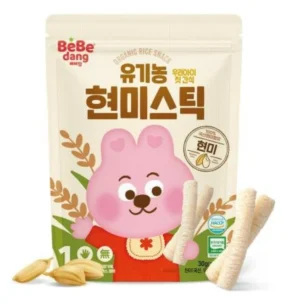 Bánh gạo lứt hữu cơ thanh ngắn Bebedang vị truyền thống
