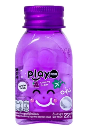 Kẹo The Vị Nho Playmore Hũ 22G