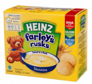 Bánh dinh dưỡng Farley's Rusks hương vị chuối 120g X 24
