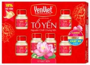 Tổ Yến Nguyên Chất Chưng Sẵn Vị Hạt Sen 70ml- Lọ