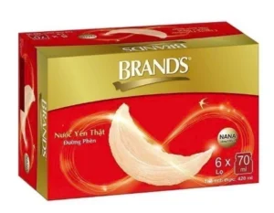 Nước yến thật Brand's đường phèn 70ml x 6 hủ