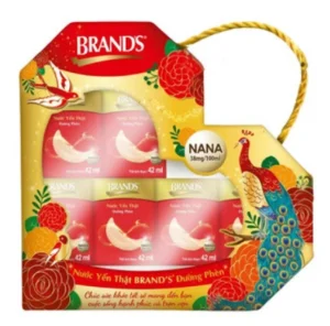 Nước yến thật Brand's đường phèn 6 hủ 42ml (hộp quà)