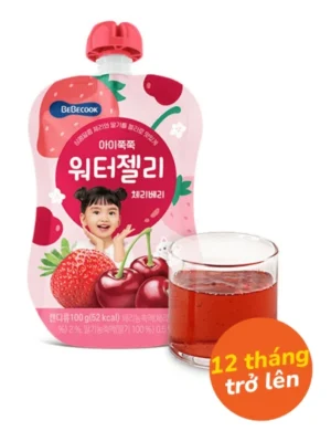 Thạch nước vị dâu tây và cherry Bebecook